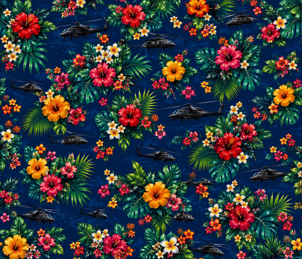 Blue Hawaiian — Custom Aircraft, Ship & Vehicle Party Sleeves