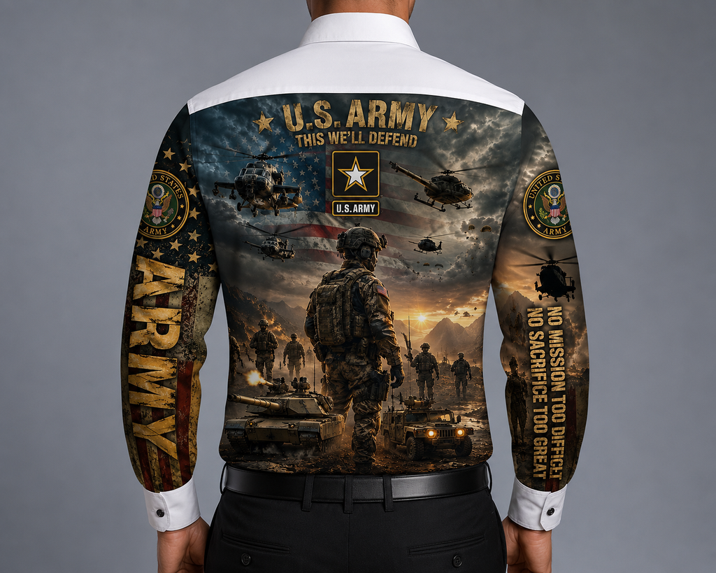 US Army 'This We'll Defend' Party Shirt