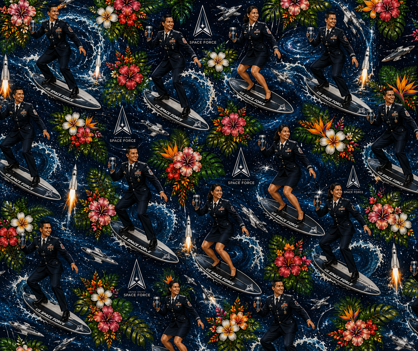 Armed Forces Surfer Shirt Collection