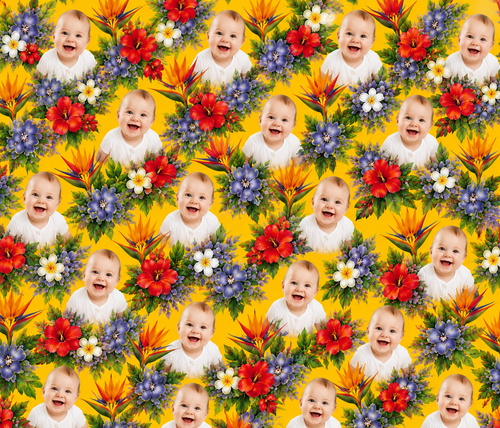 AI-Designed Custom Photo Hawaiian Shirt
