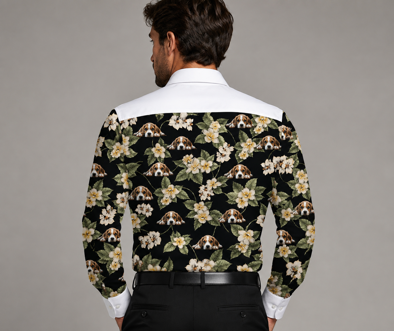 Custom Photo Hawaiian Dress Shirt
