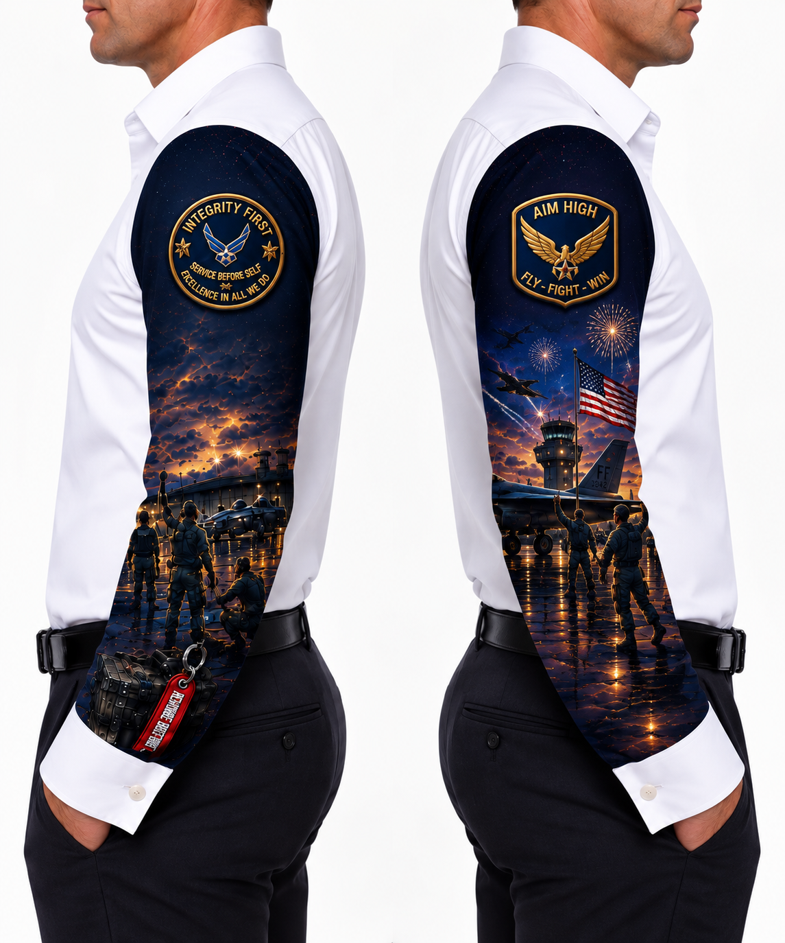 USAF Mission Complete Party Sleeves