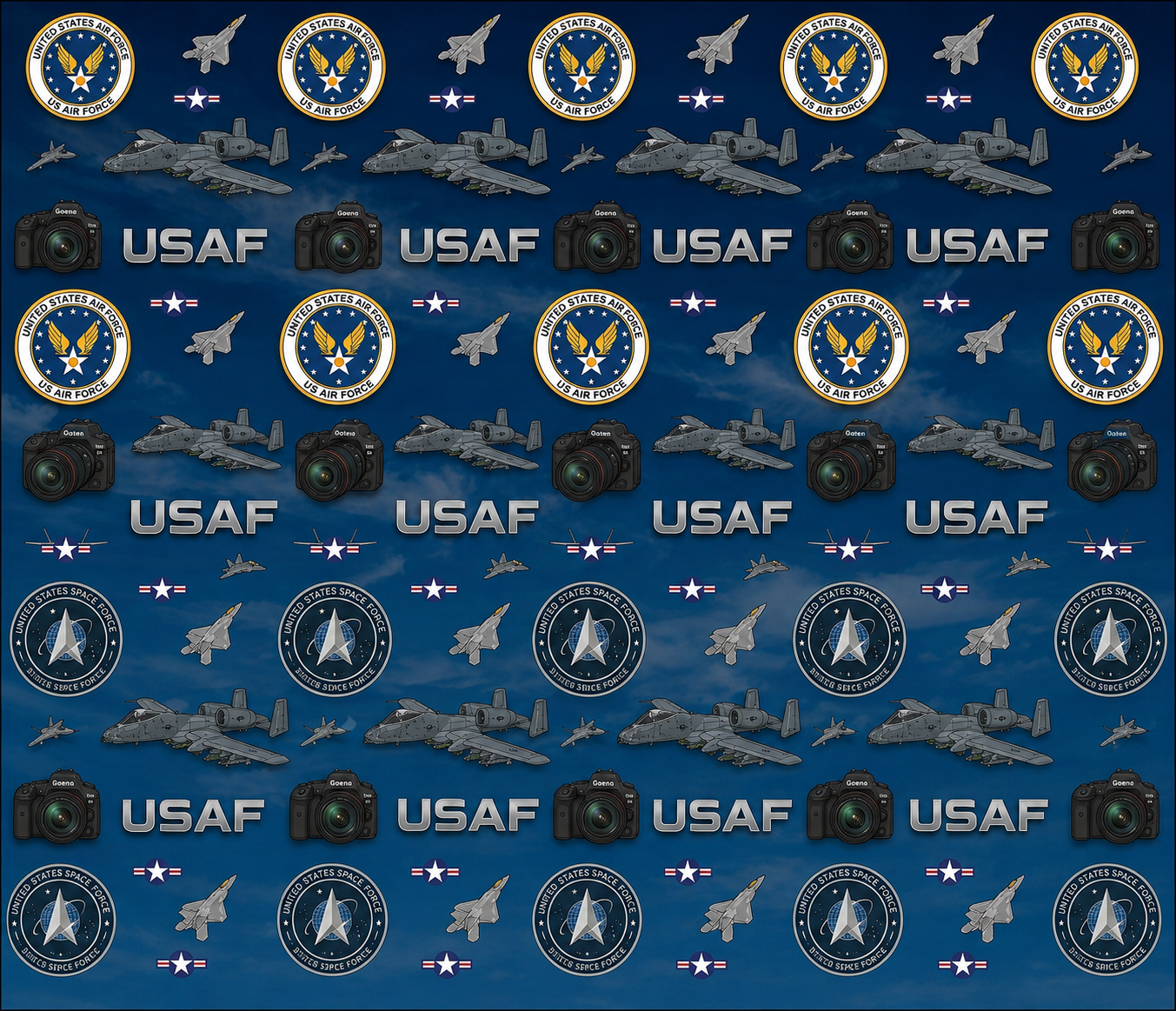 US Air Force Repeat Pattern