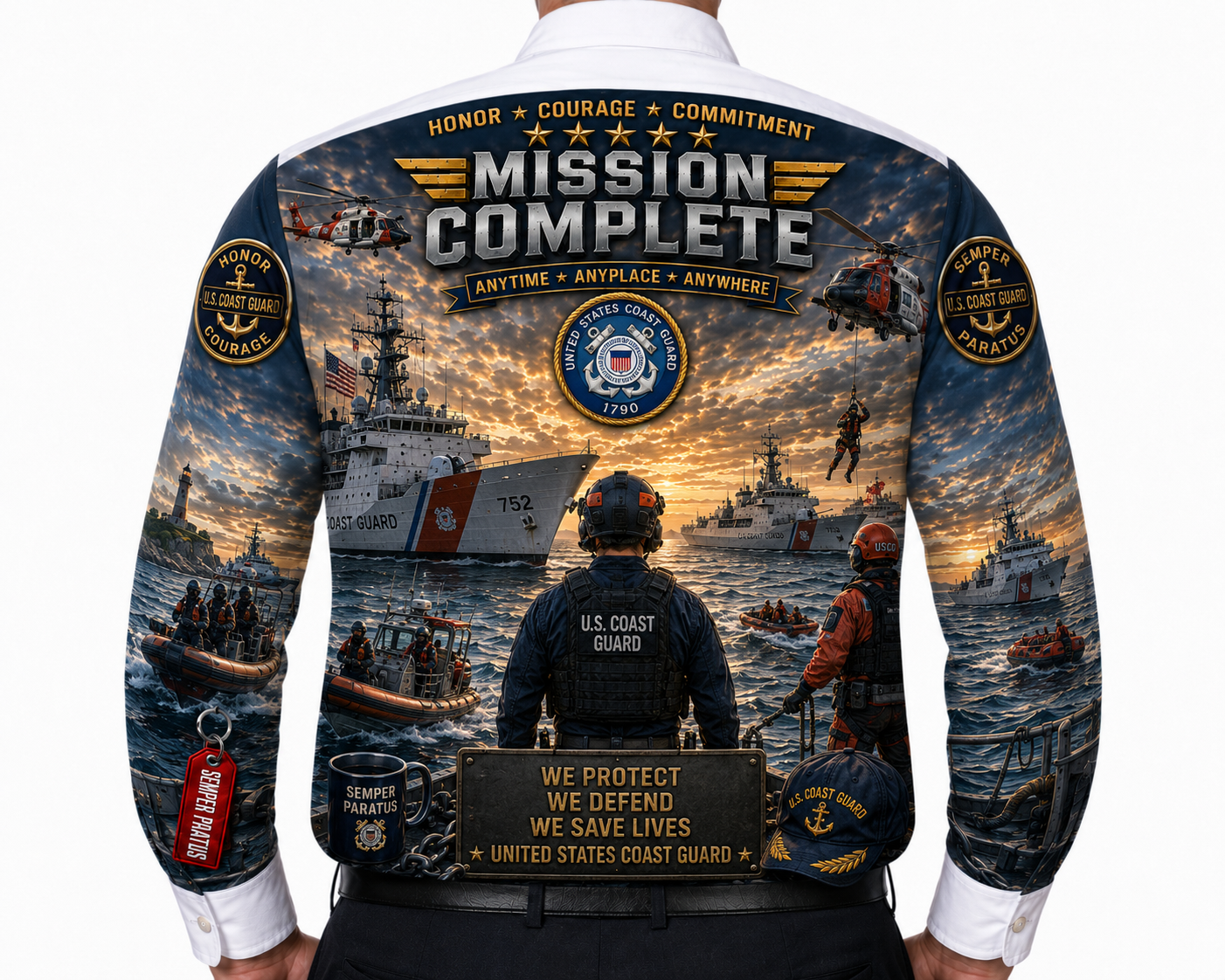 US Coast Guard Mission Party Shirt (Copy)