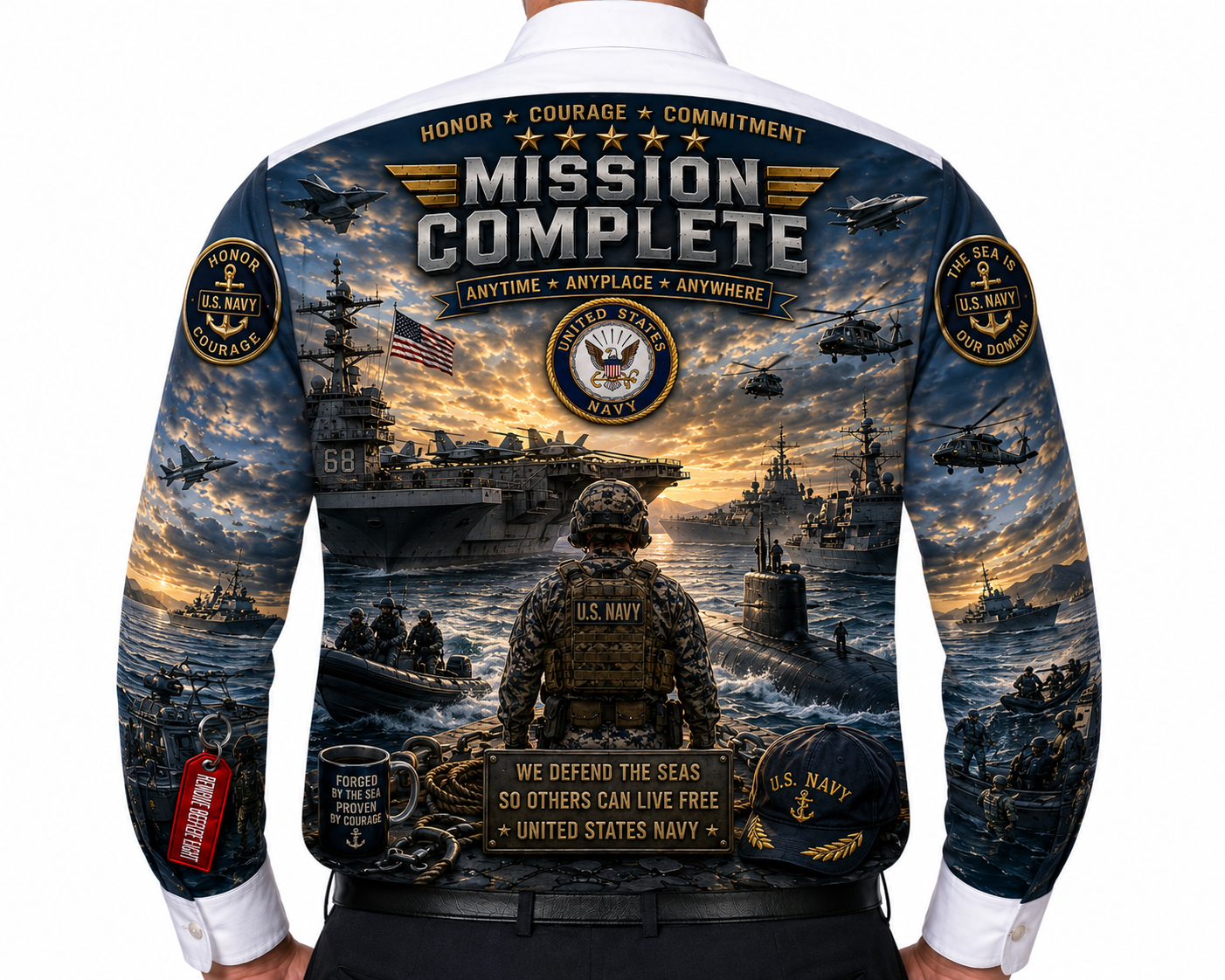 US Navy Mission Party Shirt