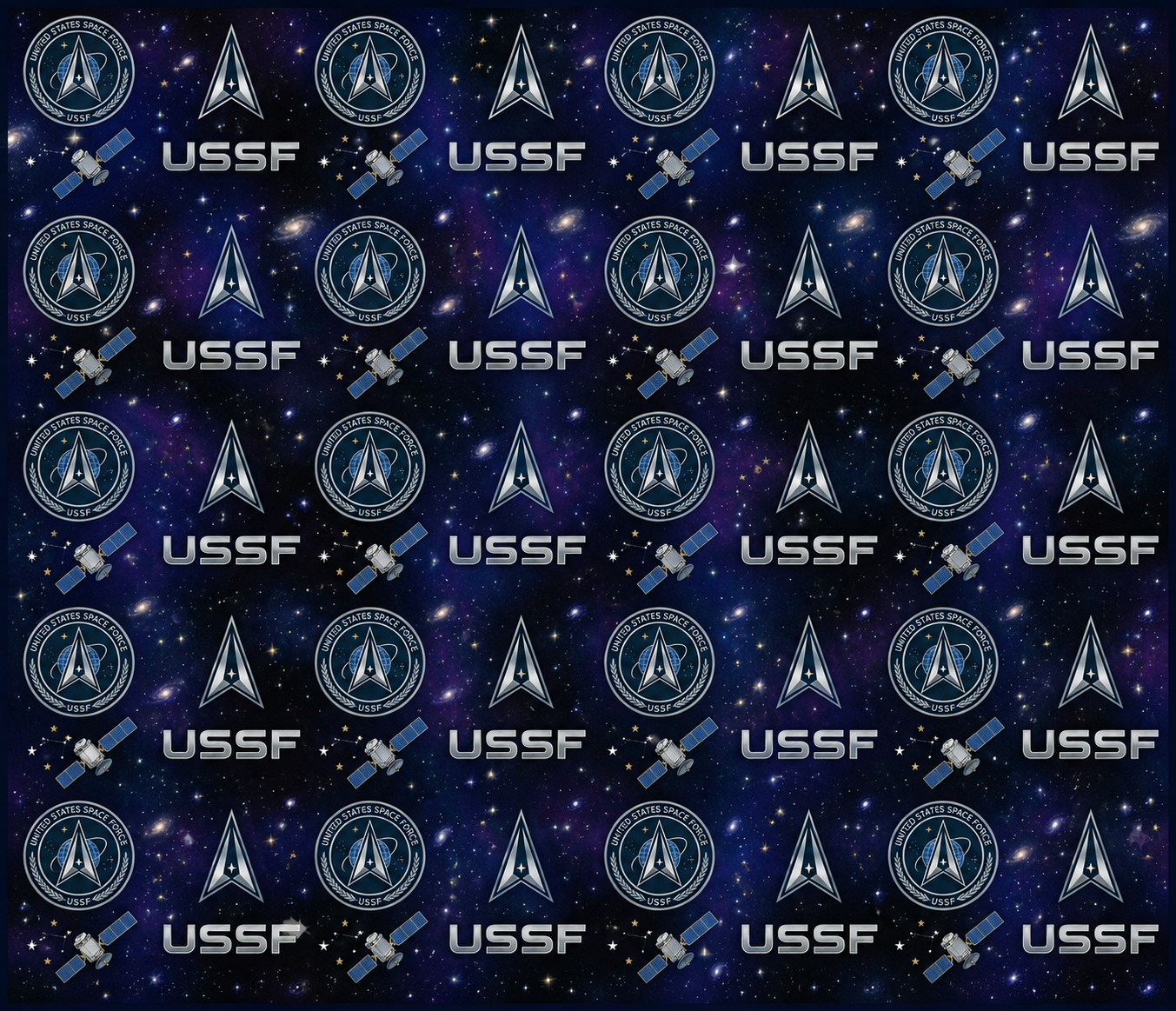 US Space Force Repeat Pattern